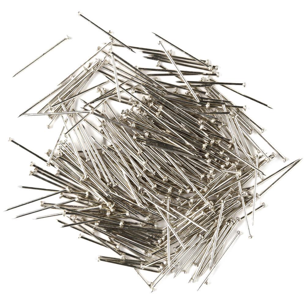 Sequin Pins 300PK Silver 3/4