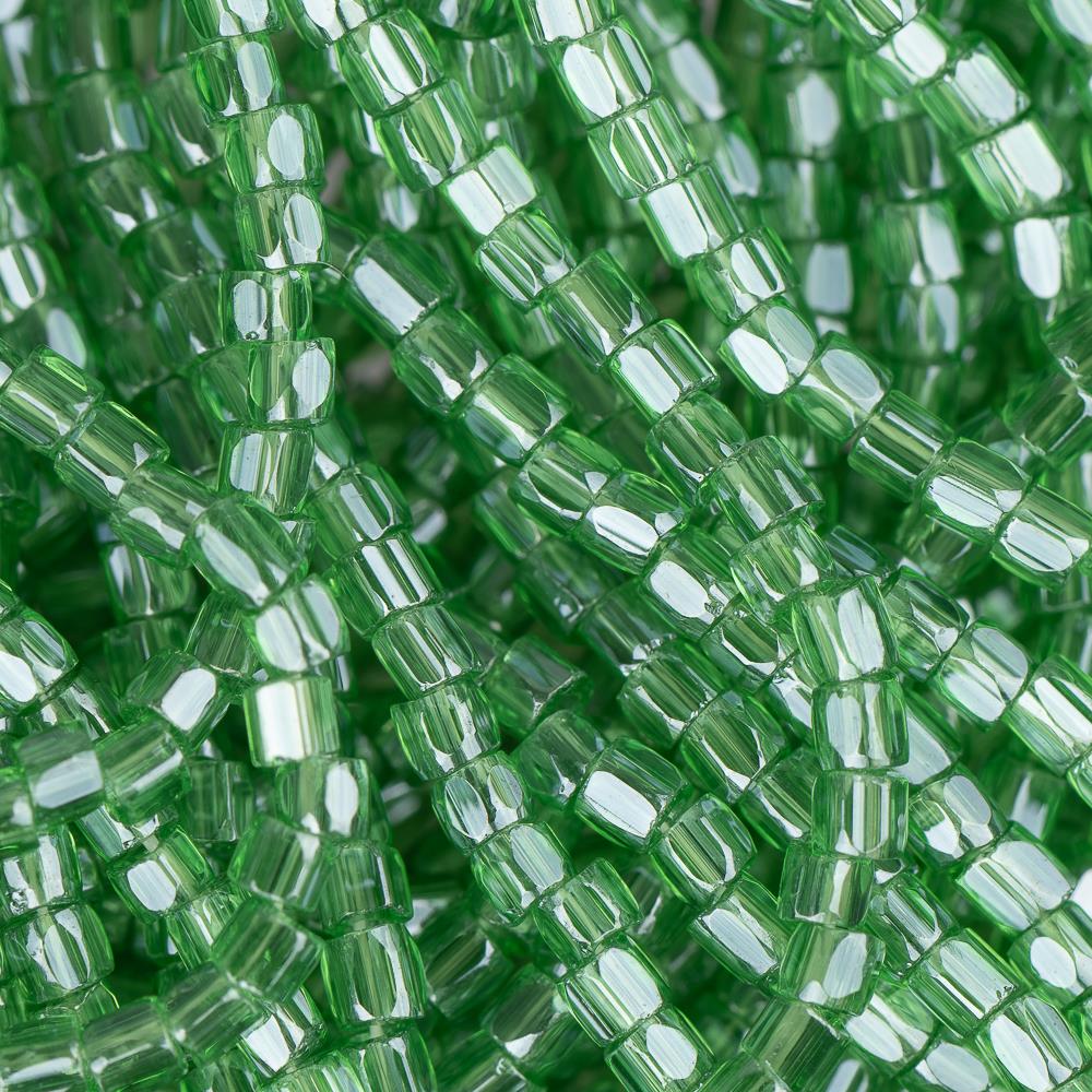 10/0 Czech 3 Cut Seed Beads Opaque Medium Dark Green – i-Bead Inc.