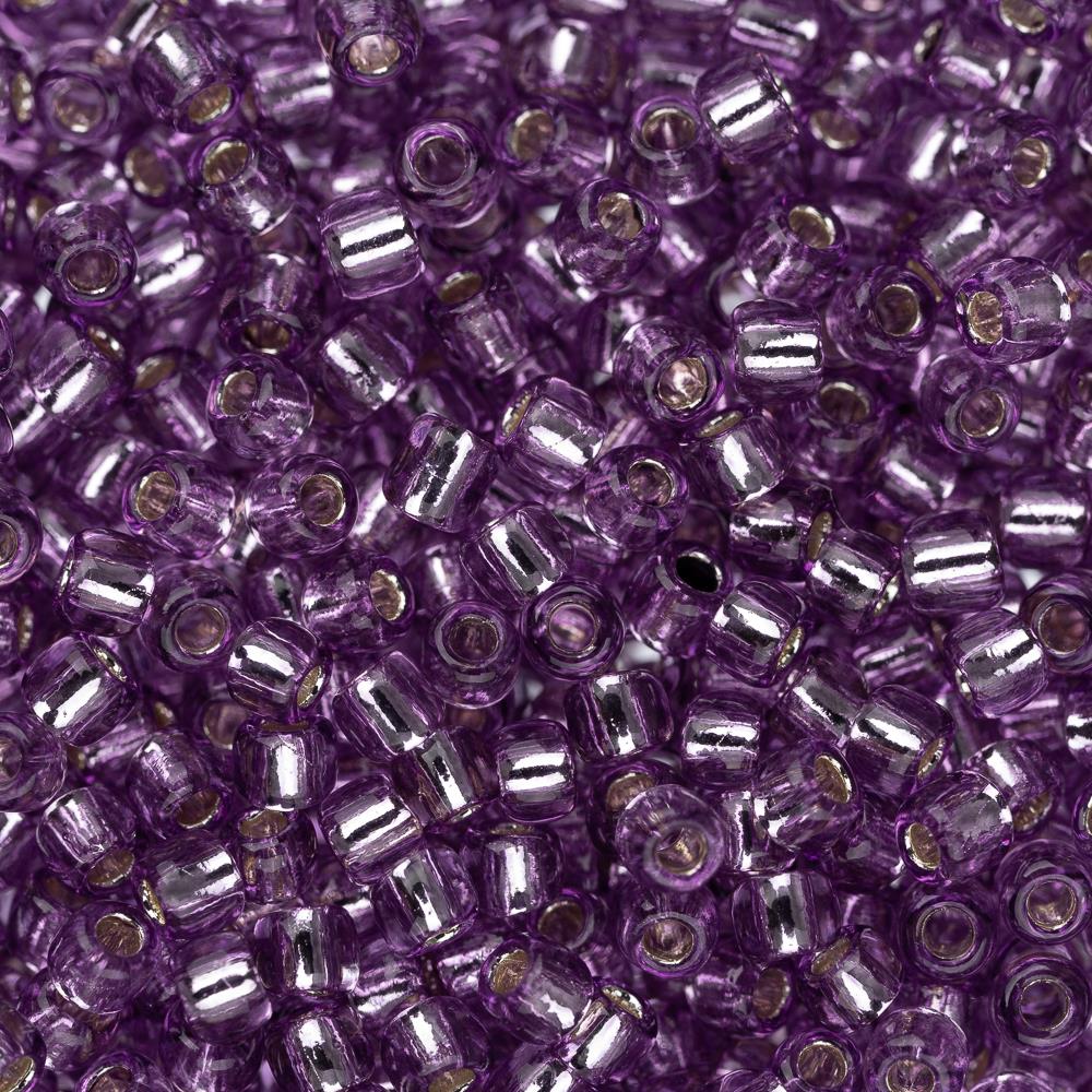 11/0 Toho Seed Beads #2219 Silver Lined Light Grape 8-9g Vial – i