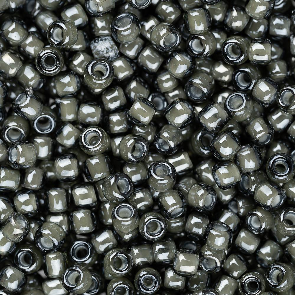 11/0 Toho Seed Beads #371 White Lined Black Diamond – i-Bead Inc.