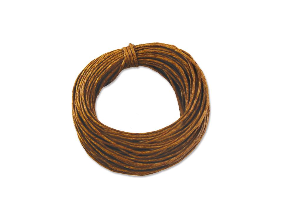 Gold - Round Metallic Jewellery Cord - 1mm