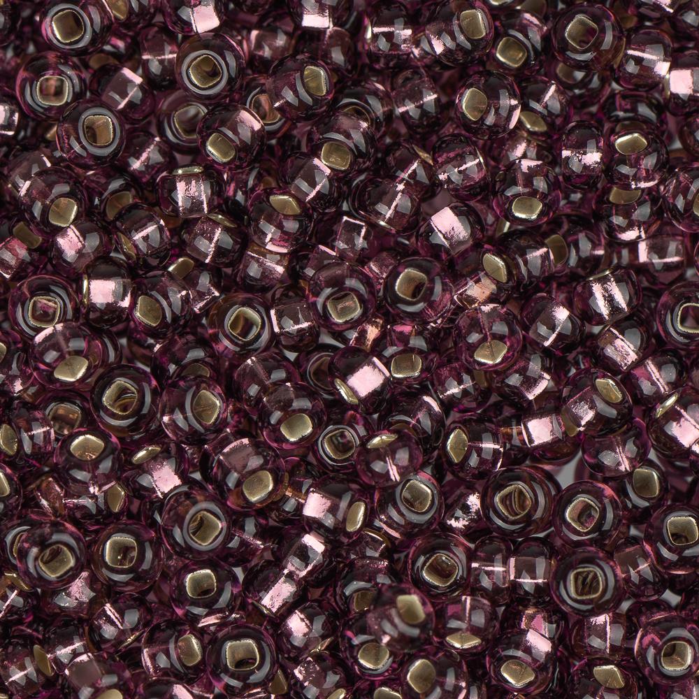 10/0 Czech Seed Beads Silver Lined Purple 500g – i-Bead Inc.