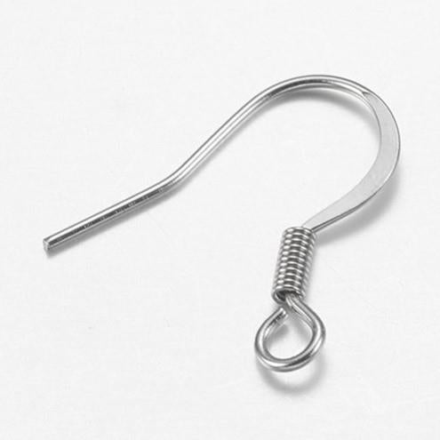 Stainless Steel Fish Hook Earrings 100/pk – i-Bead Inc.