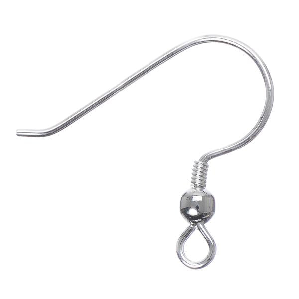 Hook Earrings 925 Sterling Silver Ear Wire Fish Hook Earring