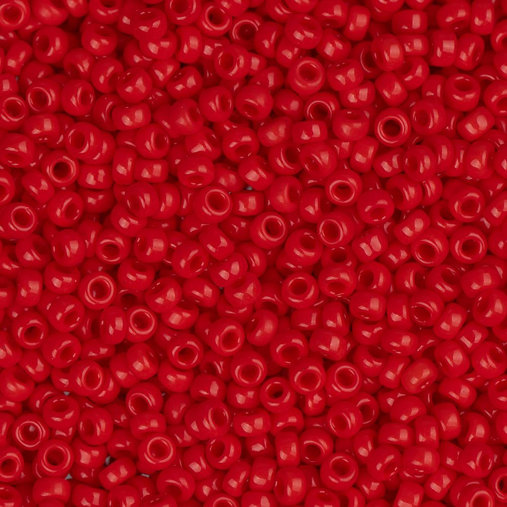 2mm Red Glass Rocaille Seed Beads by hildie & jo