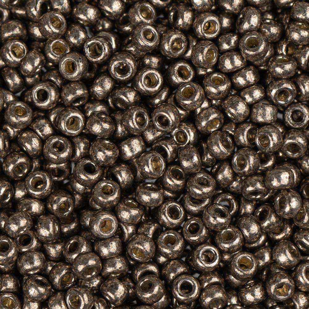 Miyuki Round Seed Bead Size 8/0 22g Galvanized Gold