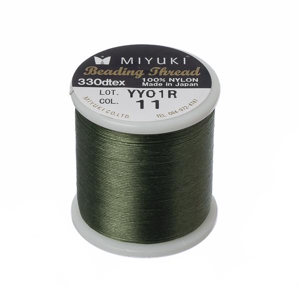 Miyuki Nylon Beading Thread B Gold, 50m