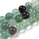 8mm Fluorite (Natural) Beads 15-16" Strand