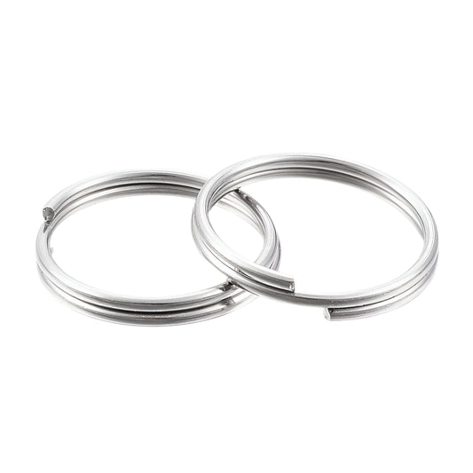 1" Stainless Steel Split Rings 100/pk