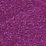 11/0 Miyuki Seed Beads #1340 Silver Lined Fuchsia 22g