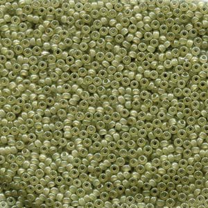 15/0 Miyuki Seed Beads #2374 Celery 8.2g