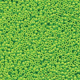 15/0 Miyuki Seed Beads #4471 Duracoat Neon Green 8.2g