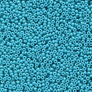 15/0 Miyuki Seed Beads #4483 Duracoat Blue Green 8.2g