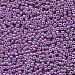 15/0 Miyuki Seed Beads #4490 Duracoat Dark Purple 8.2g