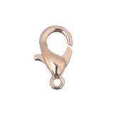 *12mm Rose Gold Lobster Clasp 50/pk