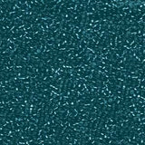 11/0 Miyuki Seed Beads #1424 Silver Lined Teal 22g