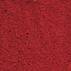 15/0 Miyuki Seed Beads #1684 Opaque Red 8.2g