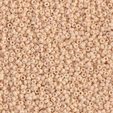 15/0 Miyuki Seed Beads #2022 Op Matte Dark Cream 8.2g