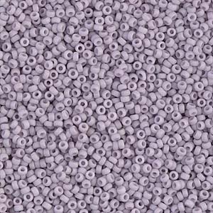 15/0 Miyuki Seed Beads #2025 Op Matte Mauve 8.2g