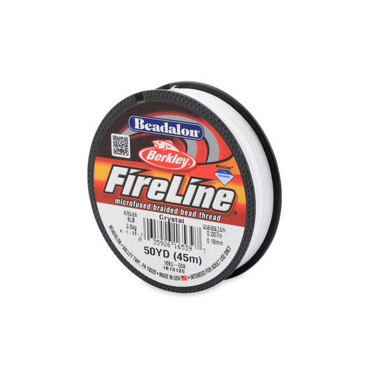 8lb Crystal Fireline Beading Thread 50yd