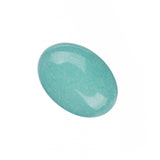 Gemstone Cabs, Oval 13x18mm Jade Turquoise (Natural/Dyed) 2/pk