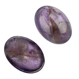 Gemstone Cabs, Oval 13x18mm Amethyst (Natural) 2/pk