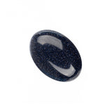 Gemstone Cabs, Oval 13x18mm Goldstone Blue (Synthetic/Dyed)) 2/pk