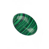 Gemstone Cabs, Oval 13x18mm Malachite (Synthetic/Dyed) 2/pk