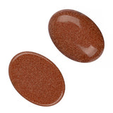 Gemstone Cabs, Oval 13x18mm Goldstone (Synthetic/Dyed)) 2/pk