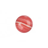 Gemstone Cabs, Round 12mm Rhodochrosite (Synthetic/Dyed) 2/pk