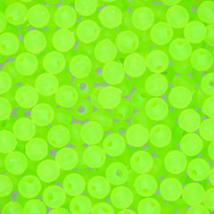 5mm Round Frosted Lime Fishing Beads Approx 1000/pk