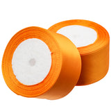 2" Satin Ribbon Orange 25yd