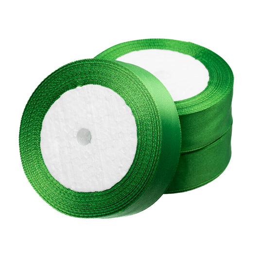 1" Satin Ribbon Green 25yd