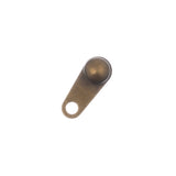 *7.5mm Antique Brass Button Clasp 5/pk