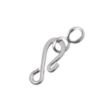 23mm Nickel Hook & Eye Clasp 10/pk