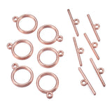 Toggle Clasp Rose Gold 15mm Round 10/pk