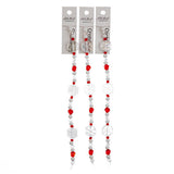 Crystal Lane Holiday Crystal White Snowflake 7" Strand