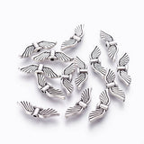 Wing Angel 21mm, Antique Silver Metal Bead 25/pk