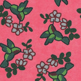 Real Beads Hummingbird Pink 100% Cotton - Price Per Half Yard