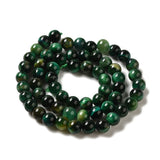 6mm Tiger Eye Green (Natural/Dyed) Beads 14-15" Strand