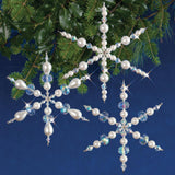 Ornament Kit - Sparkling Snowflakes - Makes 3