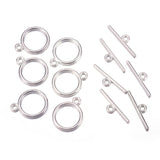 Toggle Clasp Silver 15mm Round 10/pk