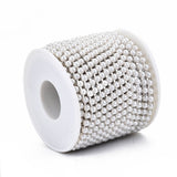 Metal 4mm Silver Pearl Banding 10yd/pk