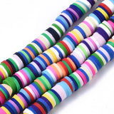 Polymer Clay Heishi Beads, Standard Mix 15-16" Strand