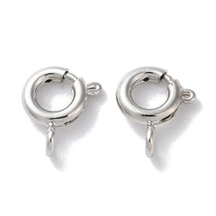 6mm Nickel Spring Ring Clasp 10/pk