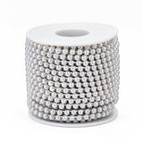 Metal 4mm Silver Pearl Banding 10yd/pk