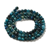 4mm Tiger Eye Blue (Natural/Dyed) Beads 14-15" Strand