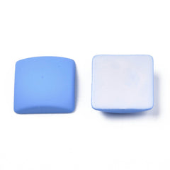 *Resin Cabochons, Square 16mm Pastel Blue 10/pk