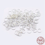 Sterling Silver Jump Rings 6mm Round 5/pk