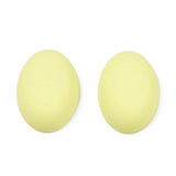 *Resin Cabochons, Oval 18mm Pastel Yellow 10/pk